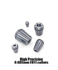 Precision Spring Collet ER11 With Ultra Low Runout 0.005mm Fits 1mm To 7mm Sizes heavy duty CNC machining tasks, graphite finish