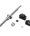 Heavy Duty 16mm Ballscrew Kit With SFU1605 RM1605 Anti Backlash Design, 69 Inch Length Plus Precision Metric Nut And BK BF12 Bearing Supports for CNC