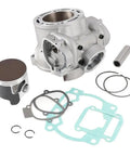 Top End Cylinder Piston Gasket Kit Fits Husqvarna 300 TX 300E XC XCW 2017 2018 Includes 55630038000 Engine Rebuild Kit With OEM Quality Seals To Ensure Smooth Running And Max Power Output While You Rip Around On Any Dirt Trail Today. silver cylinder piston gasket kit with rings and seals for Husqvarna 300 engine rebuild