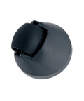 Close-up of grey front omni-directional caster wheel for Roborock vacuum cleaners