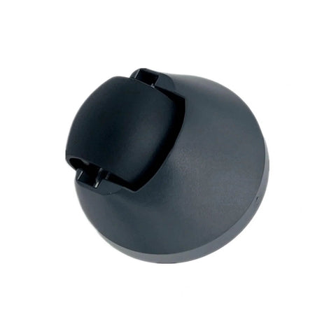 Close-up of grey front omni-directional caster wheel for Roborock vacuum cleaners