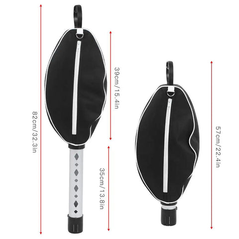 Golf Ball Picker Shag Bag With Telescopic Aluminum Tube For Easy Retrieval Of Up To 80 Balls On The Course Or Range