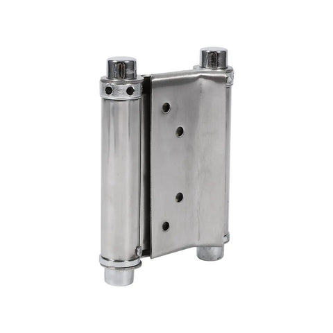 Two-Way Action Stainless Steel Door Hinge 3 Inch With Adjustable Tension, Rust-Resistant 1.5mm Thick, Ideal For Saloon Cafe Bar Swing Doors