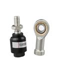 Floating Ball Joint End With Female Piston Rod And Ball Head Universal Pneumatic Cylinder Mounting Knuckle Bearing M18 By 1.5 Floating Male Thread Built To Last Heavy Duty Mechanical Linkage For Projects, steel joint and rod
