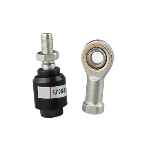Floating Ball Joint End With Female Piston Rod And Ball Head Universal Pneumatic Cylinder Mounting Knuckle Bearing M18 By 1.5 Floating Male Thread Built To Last Heavy Duty Mechanical Linkage For Projects, steel joint and rod