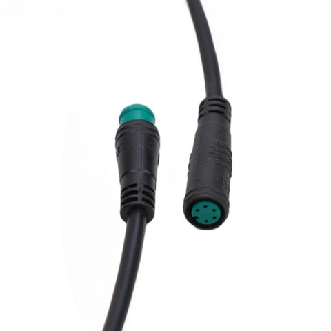 Up Your E-Bike Game With This Smooth 80Cm Waterproof 5-Pin Display Extension Cable That Nabs Perfect Compatibility For Kt And Bafang Systems To Upgrade Your Ride Seamlessly Without Cutting Wires, black 5-pin waterproof connectors