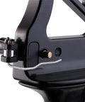 Archery Cushion Plunger And Left Handed Arrow Rest Set with magnetic adjustable design on black riser