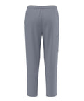 Women Housekeeping Uniforms And Nursing Scrub Sets With Utility Pockets Breathable V Neck Zipper Tops Paired With Comfy Drawstring Joggers gray jogger pants with side pocket
