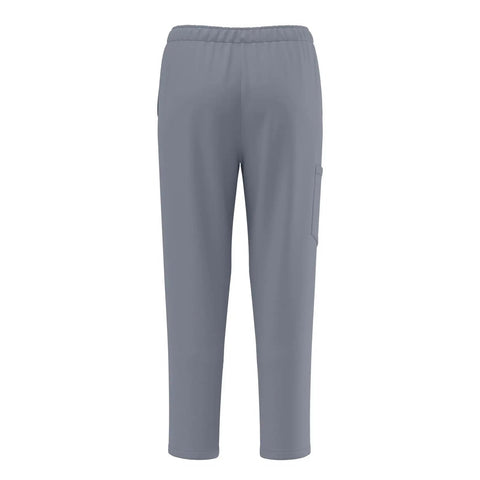 Women Housekeeping Uniforms And Nursing Scrub Sets With Utility Pockets Breathable V Neck Zipper Tops Paired With Comfy Drawstring Joggers gray jogger pants with side pocket