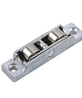 Prime Grade Stainless Steel Double Wheel Sliding Door Rollers And Window Track Pulleys with flat base for heavy duty use.