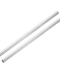 Two Pack 10mm By 250mm Pro Grade Linear Motion Rods Hardened Chrome Plated Bearing Steel HRC50 Round Guide Shaft For 3D Printer CNC DIY Projects
