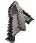 32 Inch Beefy Extreme Weld On Backhoe Thumb Clamp With Five Eighths Inch Steel Plate Assembly showing side angle