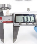 Caliper measuring 18x28x7 Millimeter Double Sealed Ball Bearing 2RS For Bicycle Hub Front And Rear Wheels ISO 492 Standard Fit