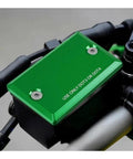 Green Front Brake Fluid Reservoir Cap For ZX12R ZX-12R 2000 2001 2002 2003 2004 2005 Motorcycle Front Brake Cap Cover