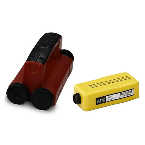 No Sweat Heavy Duty Stud Finder Wall Scanner Detecting Live Electrical Wires And Water Pipes Quick Concrete Rebar Thickness Gauge With Bright LCD Display Pro Pick red and yellow tools for locating studs and wiring.