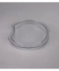 Clear plastic Water Tank Cap Replacement Cover Lid for Nespresso Vertuo GCV2 Coffee Machines, flat view on white background.