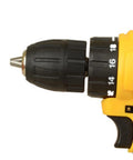 Close-up of No Hassle Heavy Duty Cordless Power Drill Workhorse chuck, showcasing keyless chuck for quick bit swaps.