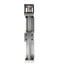 Heavy Duty X Y Z Axis Linear Actuator Featuring Smooth Ball Screw And Killer Rock Solid Rail Guide Nema 23 Stepper Motor Kit, vertical view.