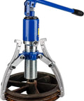 Rock Solid 20 Ton Hydraulic Gear Puller With Adjustable Two And Three Jaw Bearing Separator Portable Steel Extractor for frozen wheel hubs.