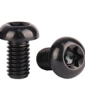 Beefed Up Titanium M6x10mm Torx Screws With T30 Torx Head, 1.0mm Pitch, 15mm And 20mm Length Options, Black Finish, Pack Of 6
