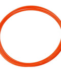 Red TPU bike roller trainer belt, 5mm width, 185cm perimeter, Durable Drive Belt Replacement For Bicycle Roller Trainer Home Indoor Cycling Setup.
