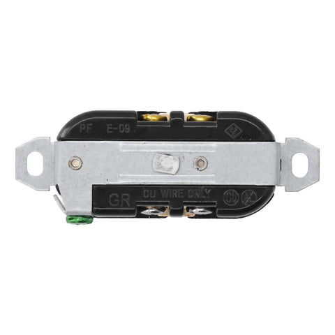 Heavy Duty Industrial Duplex Power Outlet 20 Amp 125 Volt Double Wall Socket For Stove Dryer Generator with brass conductors.