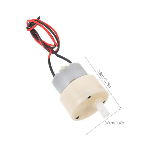 Low Noise Water Spray Motor For Fog Bubble Machine Replacement Part With Metal And Plastic Build Party Ready Quiet Drive For Indoor Parties Stage Effects And Reliable Fogger Power, 5.8cm motor with red and black wires