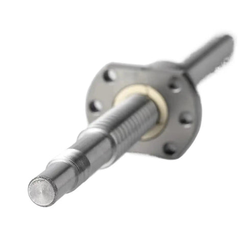 Top Tier SFU1204 Ball Screw With Flange Single Nut C5 Grade For Smooth CNC Printer Linear Motion Machined Ends 500mm Size close-up view