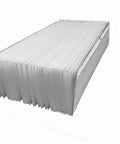 Replacement Air Filter For Aprilaire 2200 Series Air Cleaner MERV 13 With Beefed Up Frame, angled view showing pleated design
