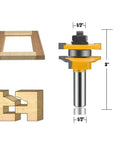 1/2 Inch Shank Router Bit Set For Cabinet Doors Featuring Round Over Ogee Raised Panel Rail And Stile Bits For Woodworking