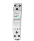 Smart Power Energy Meter Home Electricity Monitor Track Kwh Usage For High Load Appliances With Plug And Play App Control Keep Bills In Check For Pool Pumps Ev Chargers Ac 100 To 230V With Durable Shell, front view of a WiFi energy control module.