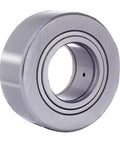 Close-up of a support needle roller bearing NART NURT series product, single piece, metal finish. Use in conveyors and machinery.