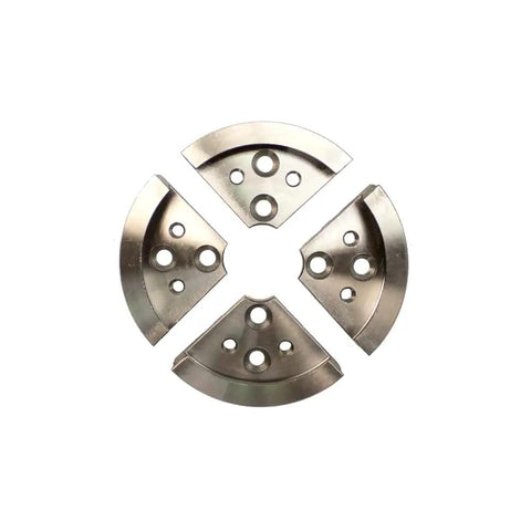 100mm 4 Inch Wood Lathe Chuck Jaw Set For Nova Chucks Only, Expandable Dovetail and Reverse Dovetail Grippers, metal jaw set view