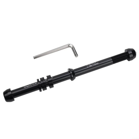 Thru Axle Skewer For Bike Trainers, CNC Machined Aluminum, Adjustable 12x142-148mm With P1.0 P1.5 P1.75 Pitch included allen key
