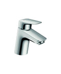 Water-Saving 1-Handle Tall Bathroom Sink Faucet Chrome With Low Flow 1.2 GPM EcoRight Technology 5-Inch Height Easy Install Ceramic Cartridge
