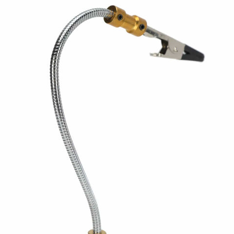 Adjustable Magnetic Soldering Helping Hand Clip with Gooseneck Arm Alloy Steel Fixture for Maintenance and PCB Work Hands Free