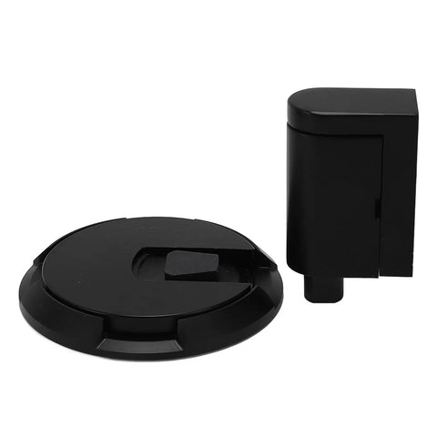 Push Type Zinc Alloy Door Stopper Floor Holder Windproof Collision Catch No Drill Install Matte Finish for Interior Doors