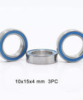 Beefed Up Ball Bearing Kit For Traxxas Nitro Revo 3.0 Monster Truck Transmission Sealed Bearings Set With Mixed Sizes In Orange And Blue For Smooth Durable Performance And Easy Upgrades, 10x15x4 mm 3pc