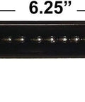 Beefy Heavy Duty 6.25 Inch Bar Stool Swivel Plate Replacement 1 Inch Thick Stainless Steel 4.9 Inch Center Hole Spacing Seven By Twenty One Millimeter Mounting Holes Fits One Twenty By One Twenty To One Thirty By One Thirty Mounts, side view