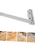 Rock Solid Heavy Duty Stainless Steel Automatic Fire Door Closer With Quick Release Sequencer And No Sweat Setup For Top Tier School Safety Along Tight Hallways installation view with tools.