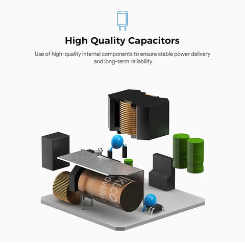 High-quality capacitors in 12V AC DC Universal Power Adapter Charger for Celestron Telescopes LCM NexStar SLT SE Spectra.