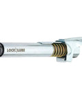Grease Gun Coupler XL Universal Fit With 3.5 Inch Extra Reach For Recessed Fittings, chrome locking jaws and spring mechanism