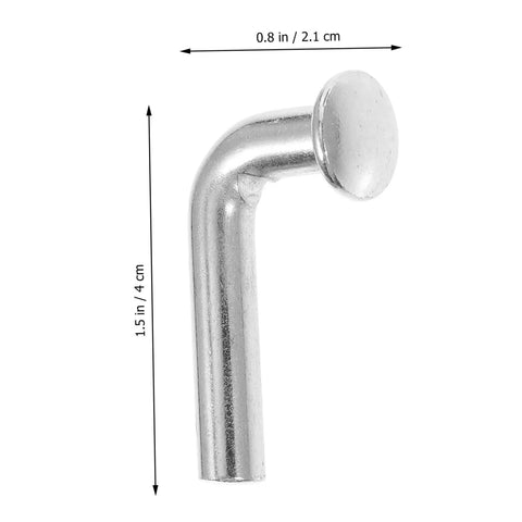 Dang Solid Heavy Duty Pallet Rack J Bolt Safety Pins 100 Pack sturdy iron pin 1.5in long for warehouse storage and DIY projects.