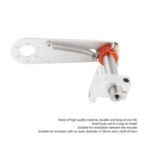 Encoder Mounting Bracket EB015 Adjustable Anti Skid Aluminum Alloy Holder shown with spring attachment and solid build