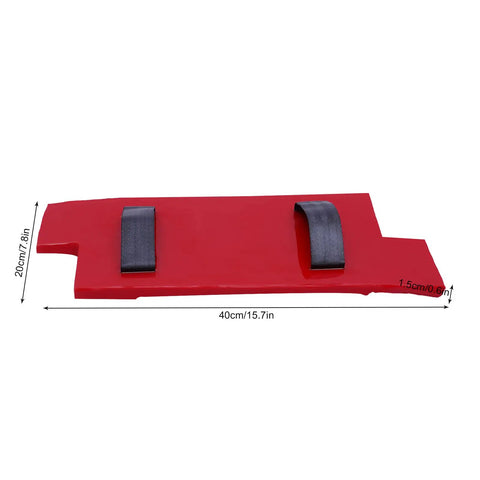 Dope Slate Texture Polyurethane Stamp Mat For Concrete Stamping 400x200x15mm red mat with easy grip handles