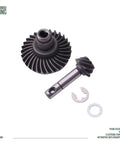 Stainless Steel Bevel Gear Set For AR44 RC Cars 30 Tooth 8 Tooth Heavy Duty Axial AR44 Compatible, top view with washers.