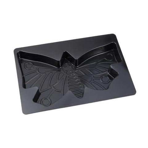 Butterfly Shaped Paving Mold For Garden Paths And Walkways, Reusable Concrete Stepping Stone Mold, black plastic mold