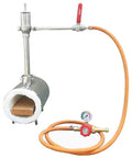 Portable Propane Forge With Single Burner 2600F Heat Rated For Blacksmithing Knife Making Farrier Tools And Forging Equipment