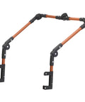 Universal Folding Wagon Handle Replacement Bar For Wagons And Carts No Tool Needed Easy Install Detachable Foldable Adjustable Length Push Pull Handle Fits Most Brands Brown, folding handle bar
