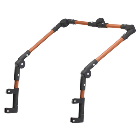 Universal Folding Wagon Handle Replacement Bar For Wagons And Carts No Tool Needed Easy Install Detachable Foldable Adjustable Length Push Pull Handle Fits Most Brands Brown, folding handle bar